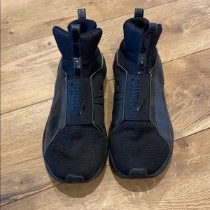 Puma black sneakers